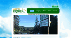 Desktop Screenshot of campingboreal.com