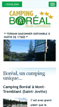 Mobile Screenshot of campingboreal.com